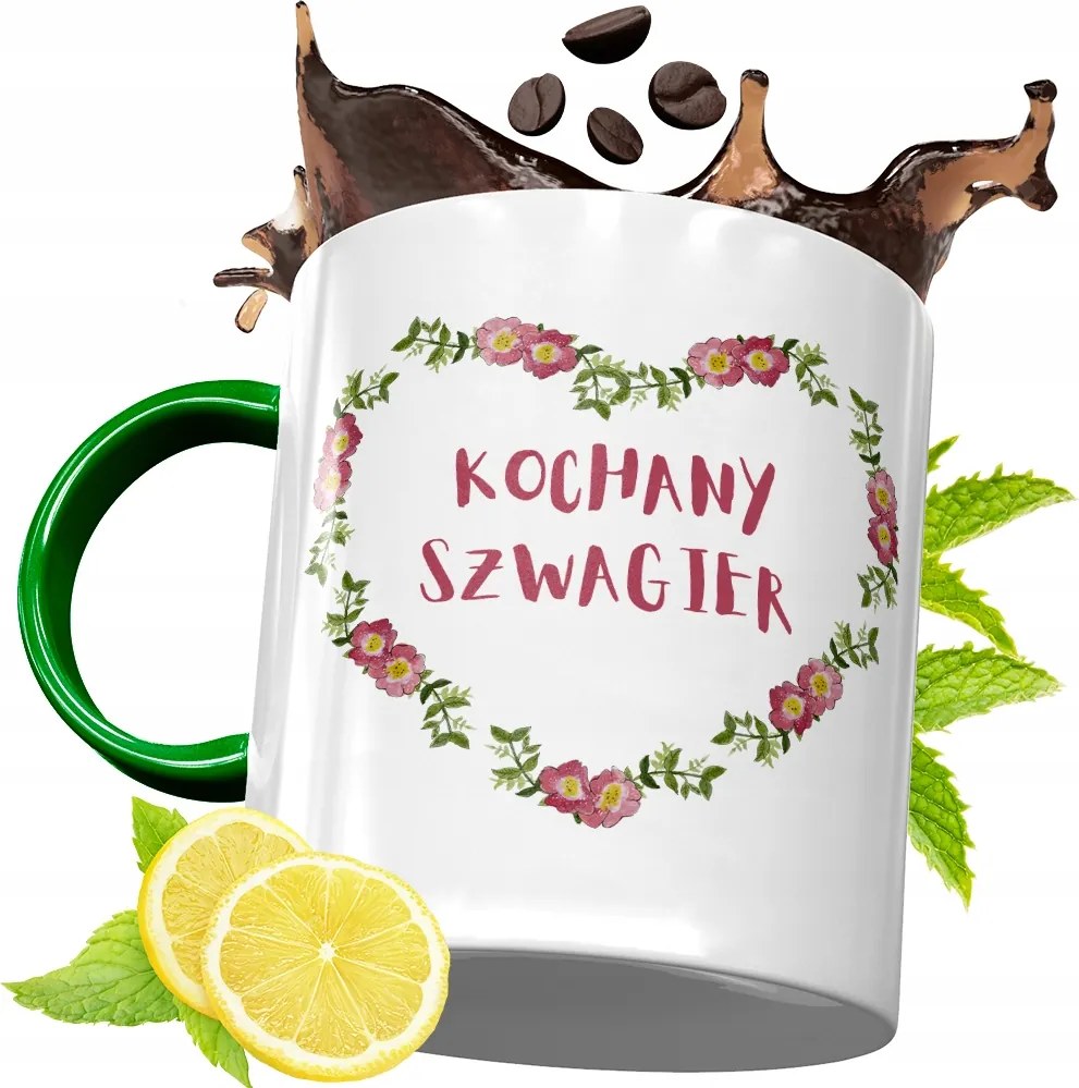 Zöld Bögre Sógornak Születésnapi Ajándék fényképes nyomtatással