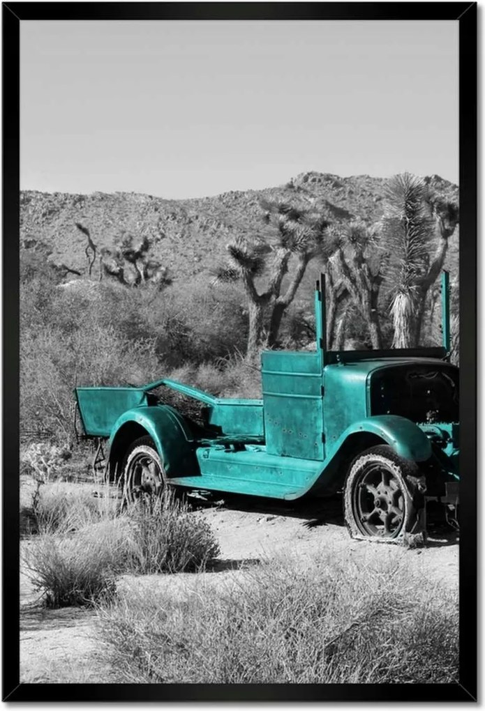 Poszterek keretben 40x60 Türkiz hajóroncs