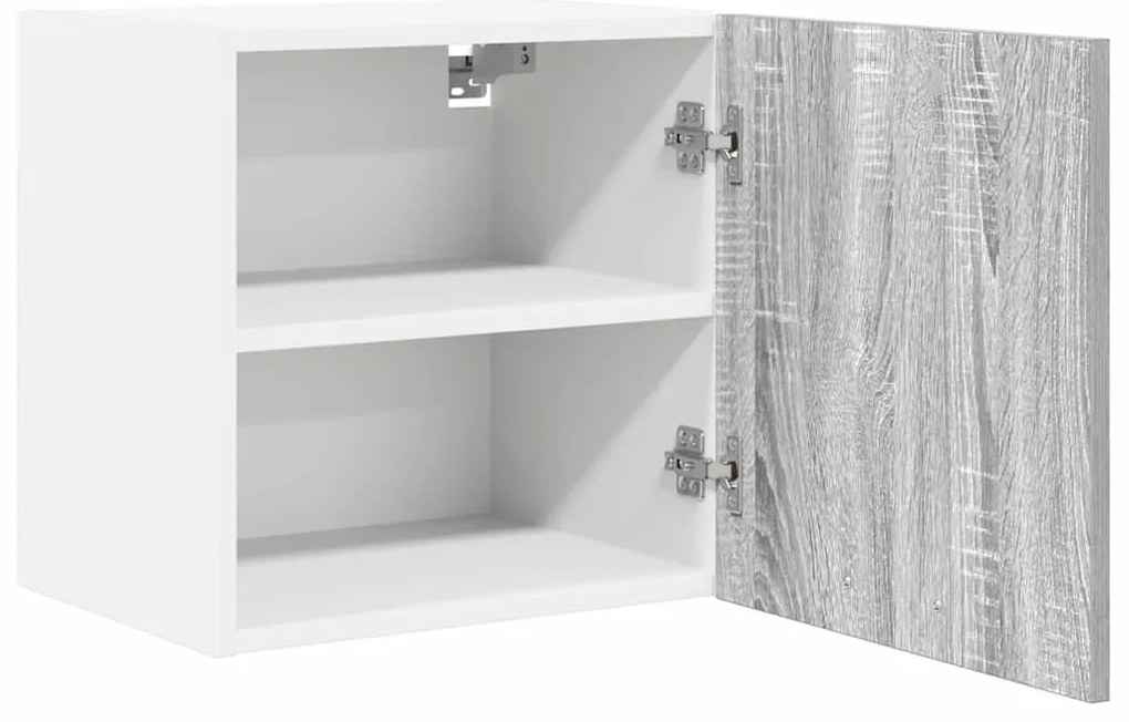 Függő szekrény Riga Szürke Sonoma és fehér 40 x 31 x 40 cm
