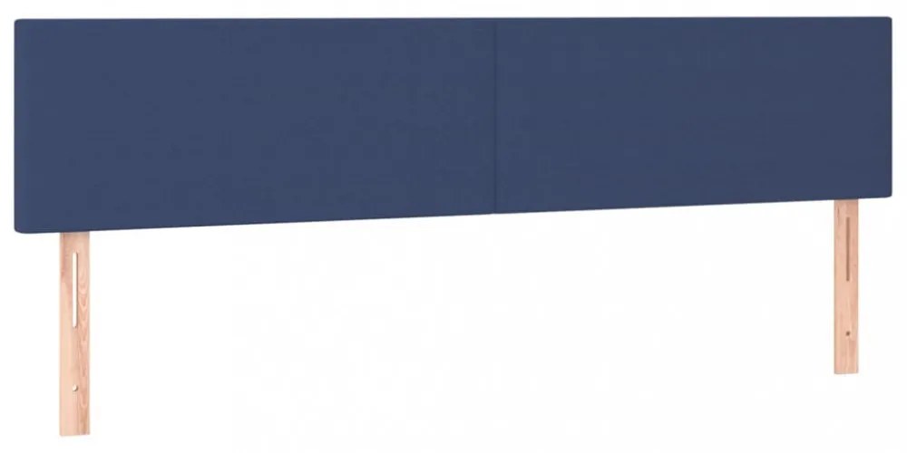 2 db kék szövet fejtámla 100x5x78/88 cm