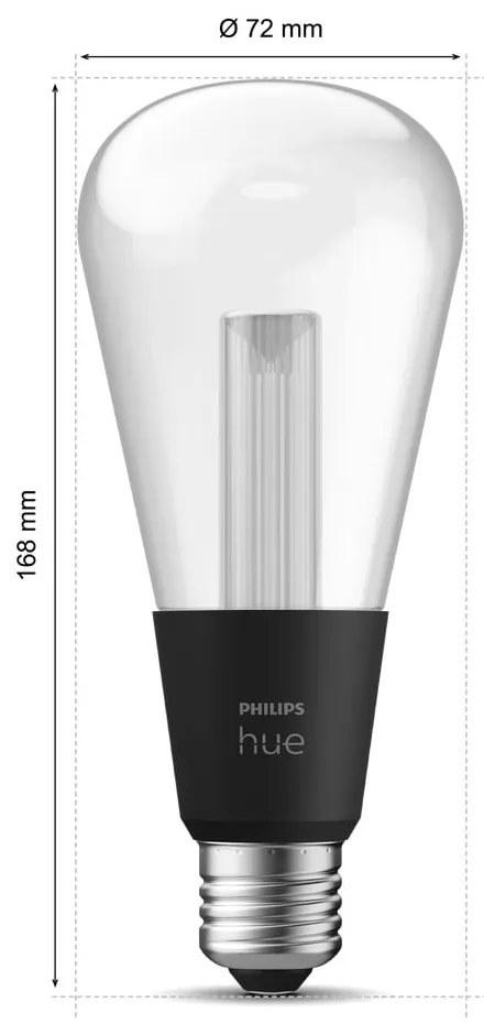 Okos izzó E27, 7 W LG – Philips Hue