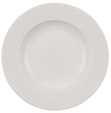 24 darabos fehér porcelán étkészlet