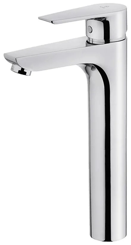 MOFÉM Trend Plus mosdó csaptelep, egykaros, magasított, Click leeresztővel, króm