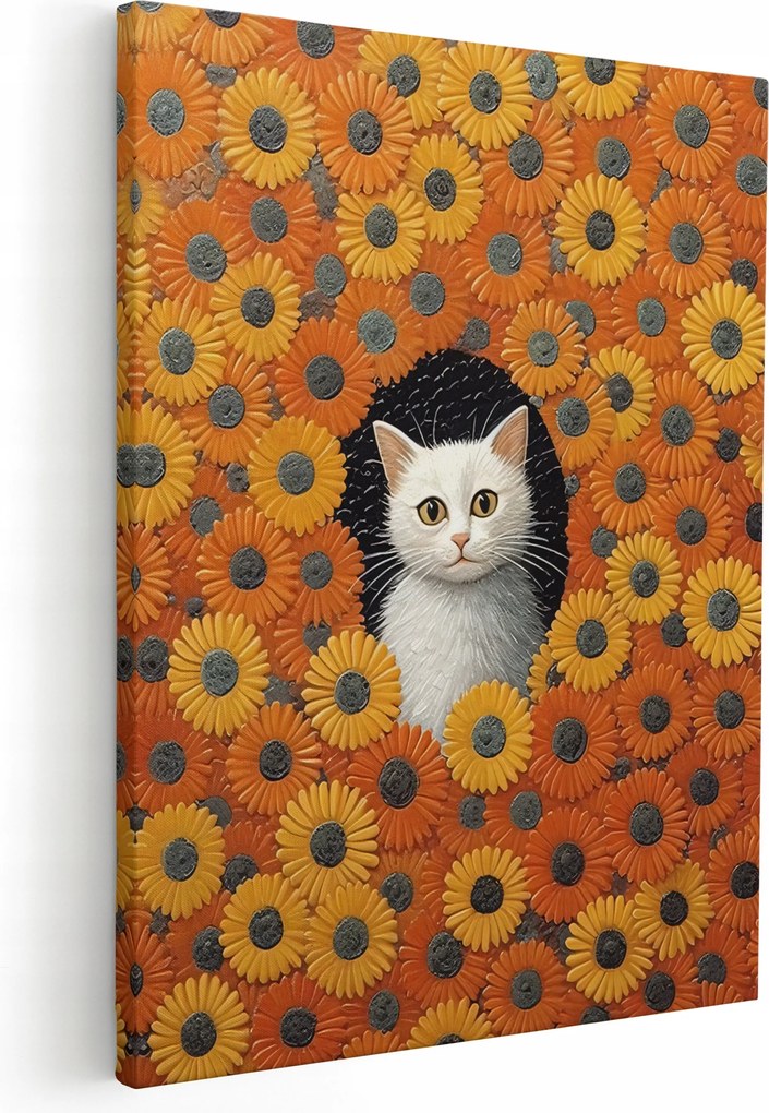 Vászonkép Nappaliba Vászonkép Hálószobába Macska 50x70 cm