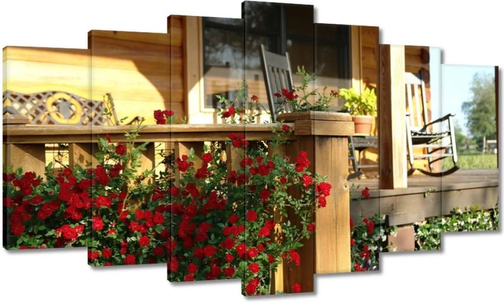 Festmények 140x80 Fa veranda