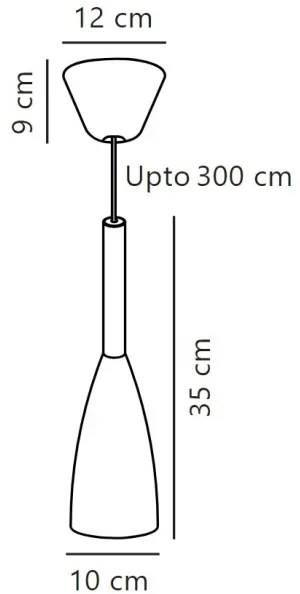 DFTP by Nordlux - Csillár zsinóron PURE 1xE27/40W/230V