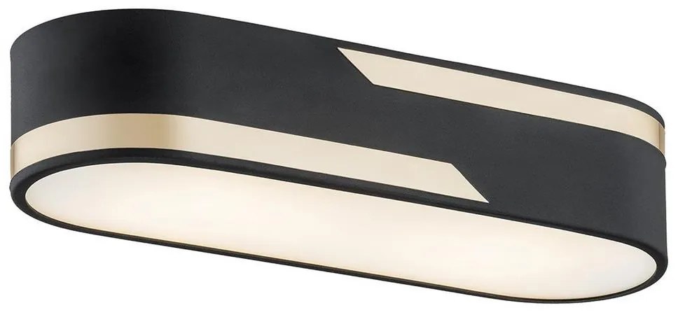 Argon 6001 - Mennyezeti lámpa TONI 3xE27/15W/230V fekete/arany