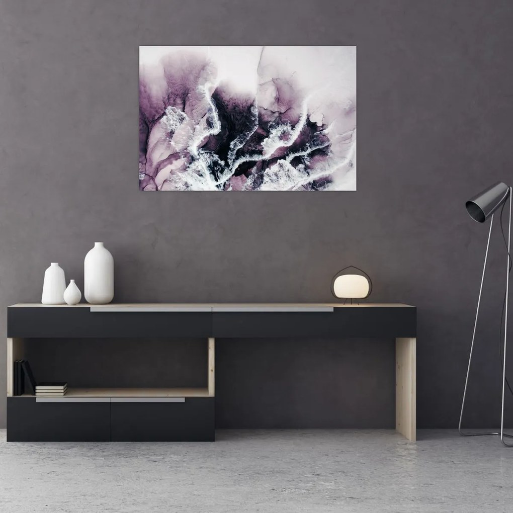 Kép - Lila márvány N⁰2 (90x60 cm)