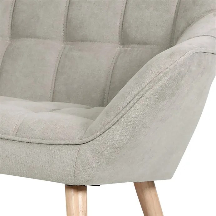 Kétszemélyes Kanapé, Ezüst Szövet. AK-322 SIL2