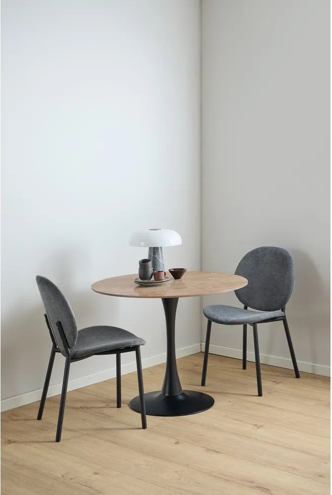 Antracitszürke étkezőszék Cliff – Actona