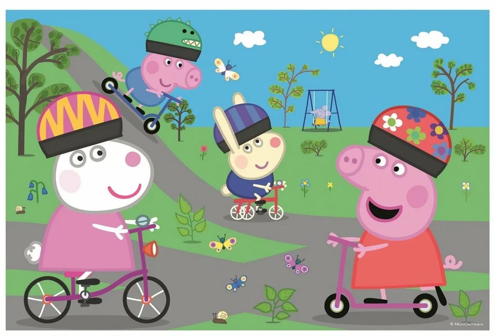 Trefl Peppa Malac Maxi Puzzle Aktív nap, 24 db