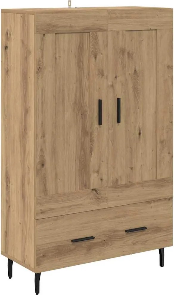 vidaXL Magasfiú fiókkal Artisan tölgy 69,5 x 31 x 115 cm Faanyag