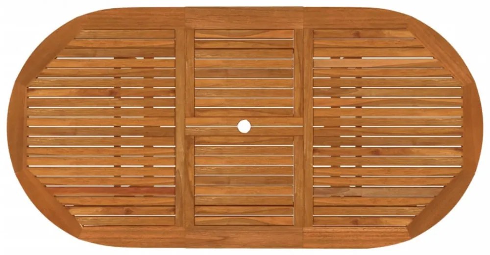 tömör eukaliptuszfa kerti asztal 200 x 100 x 75 cm