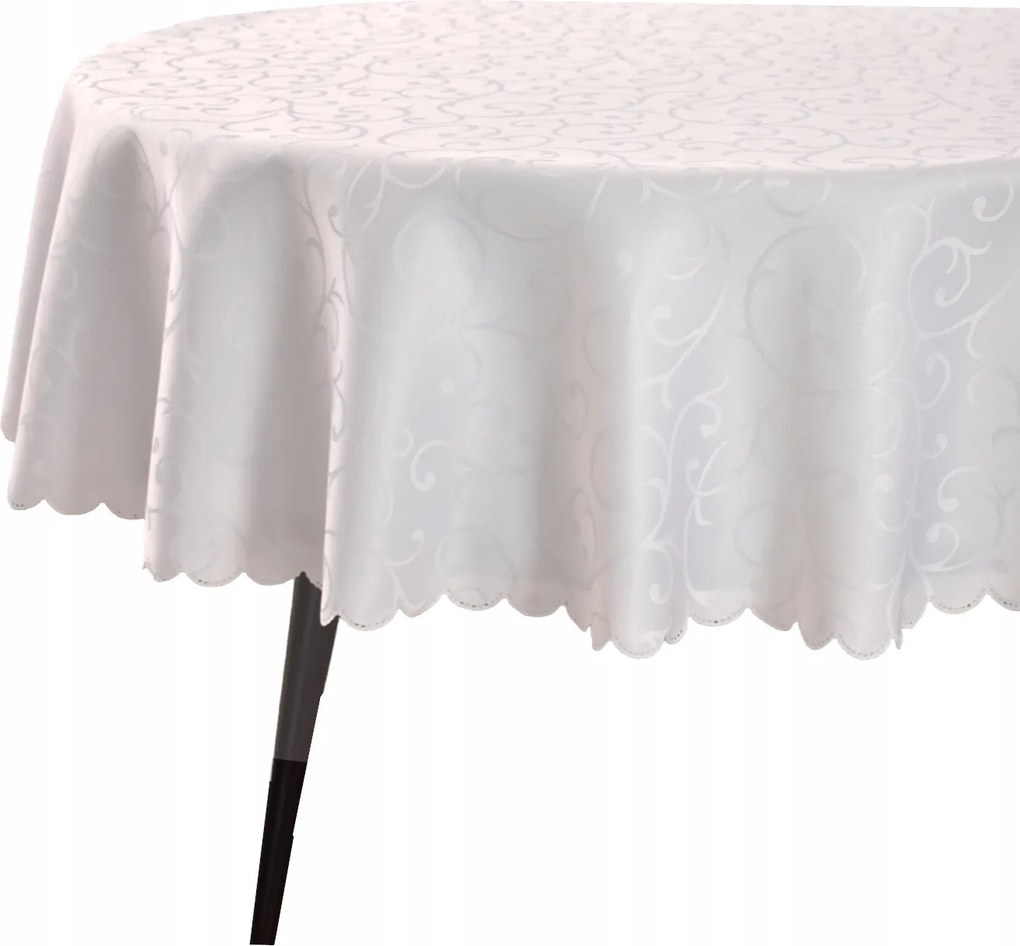 Abrosz Foltálló Ovális 100X300 CM Fehér Ág Mintás Escandia Karácsony