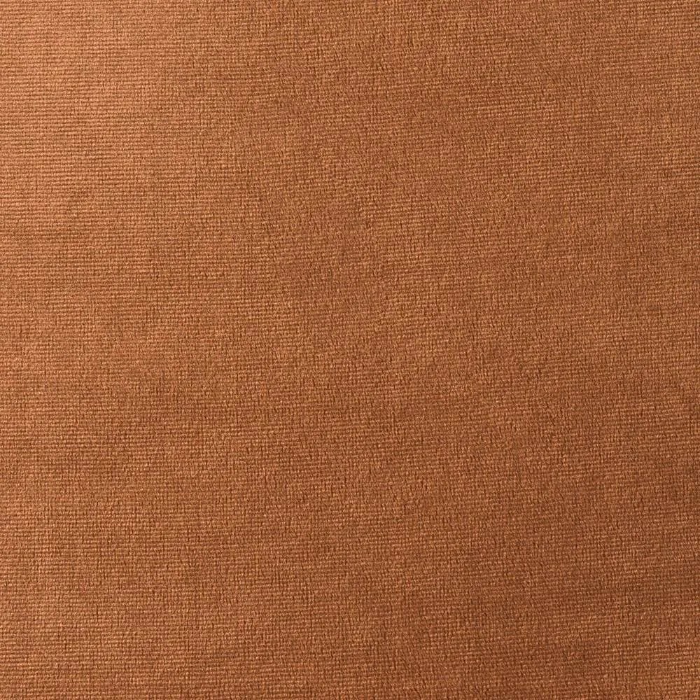 Terrakotta színű bársony kanapé 225 cm Cube – Bonami Selection