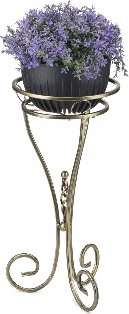 Fém virágágyás egy cserépben Shane stabil növény virágtartó állvány