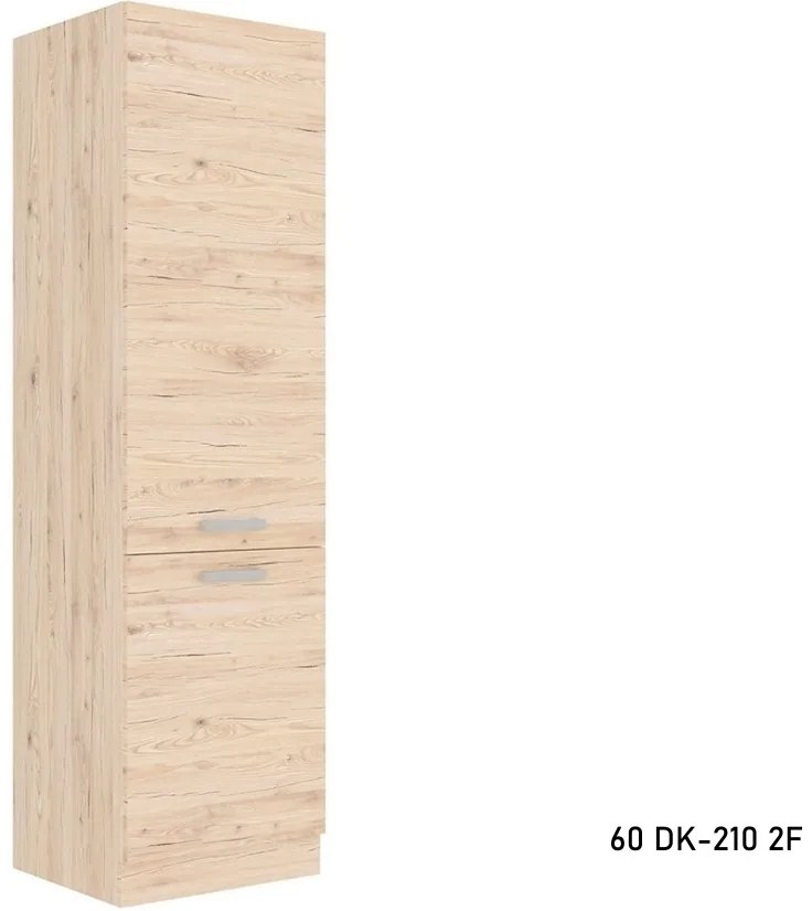 BORDEAUX 60 DK-210 2F magas konyhaszekrény, 60x210x57, tölgy Bordeaux