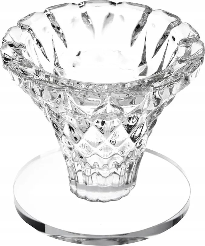 Üveg Gyertyatartó Elegáns Kristályüveg Nagy Készlet 12 Darab