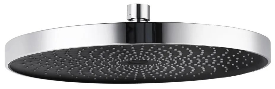 WENKO 24910100 - SOFTWATER zuhanyfej 26x26 cm fényes króm/fekete