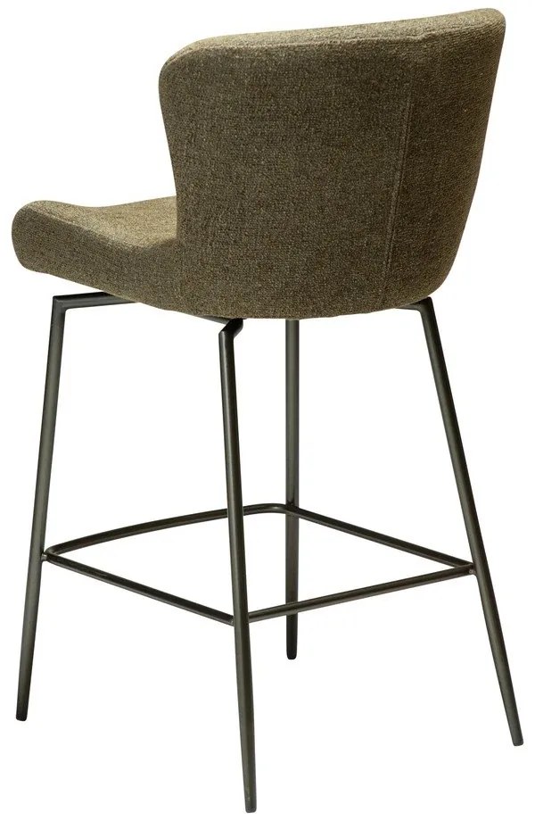 Khaki kárpitozott bárszék (ülésmagasság 67,5 cm) Glam – DAN-FORM Denmark