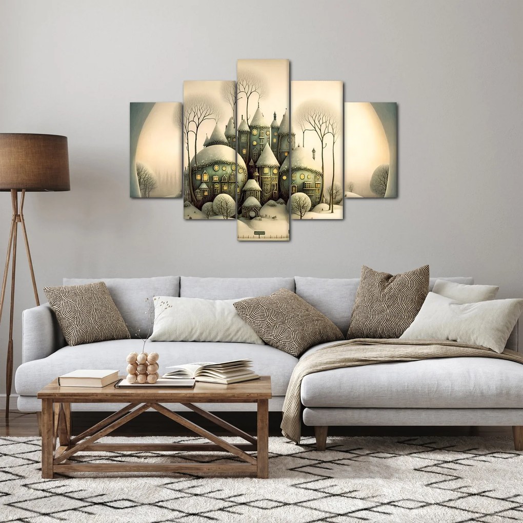 Kép - Mesebeli házikók (150x105 cm)