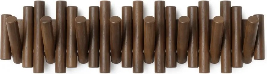 Sötétbarna borovi fenyő fali fogas 61 cm Picket – Umbra