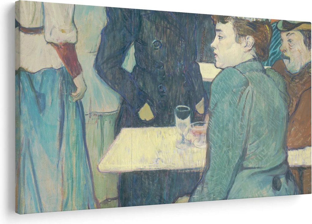 Kép - Henri de Toulouse-Lautrec, A Corner of the Moulin de la Galette, reprodukciók (90x60 cm)