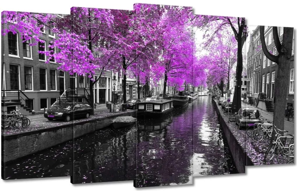 Festmények 100x60 Holland tájkép Folyó