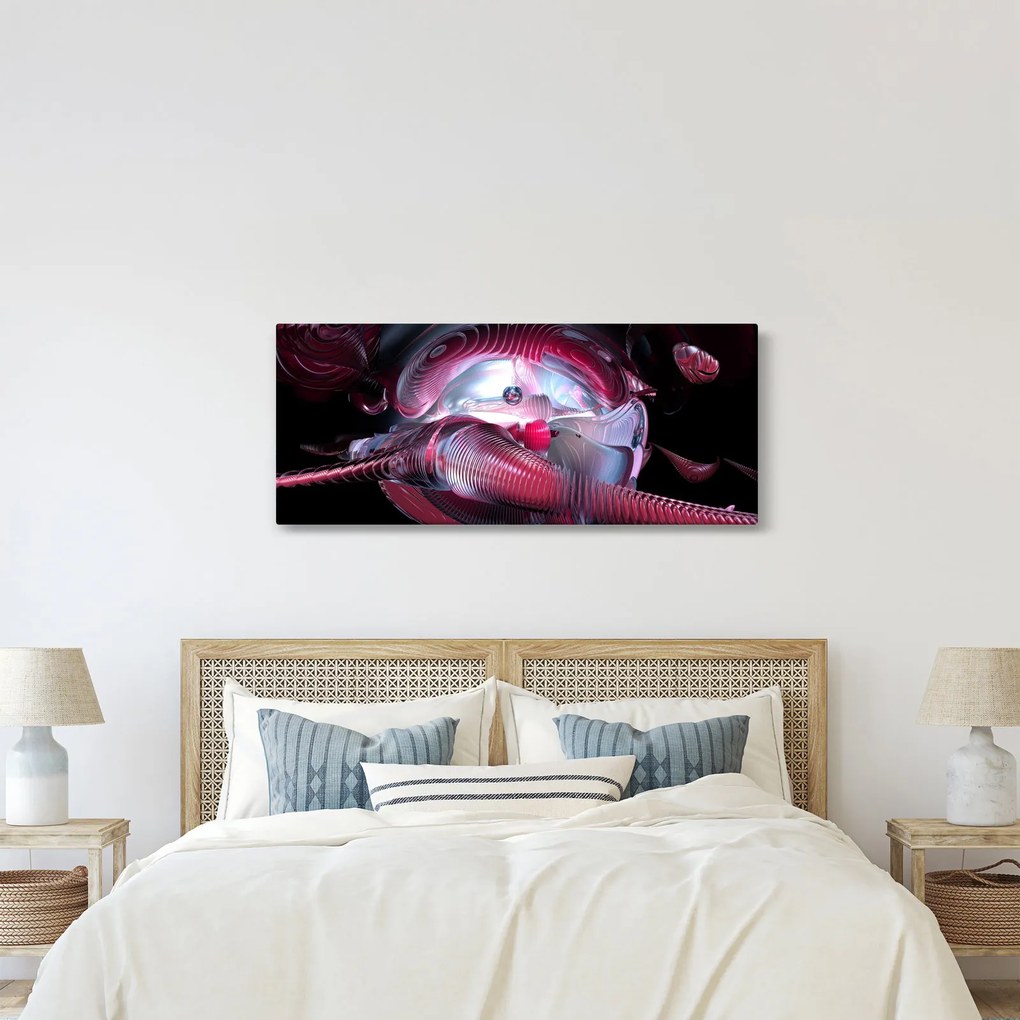 Kép - Absztrakciók, űrférgek (120x50 cm)