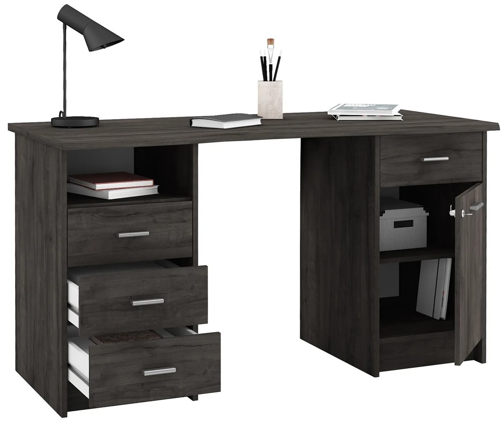Íróasztal MONACO 2 sötét tölgy