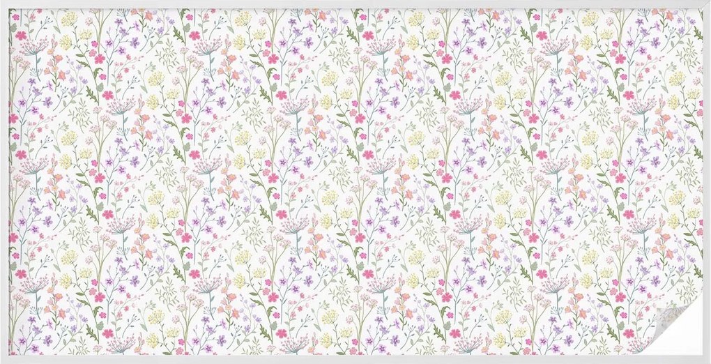 Furnérfólia Adatvédelem Szélvédőkhöz és Ablakokhoz Virágos rét 200x100