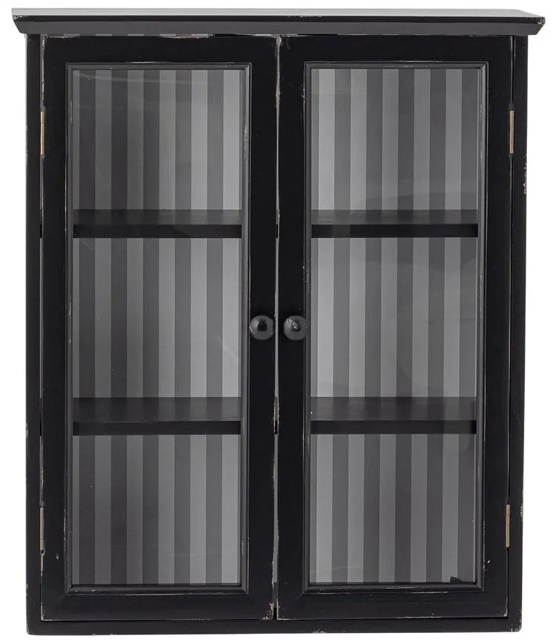 Fekete jegenyefenyő függő tálalószekrény 51,5x66,5x22,5 cm Hazem – Bloomingville