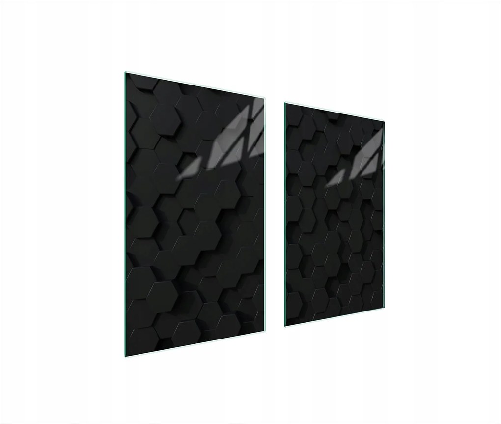 Üveg Tűzhelyvédő Főzőlap 75x52 Edzett Üveg Minta