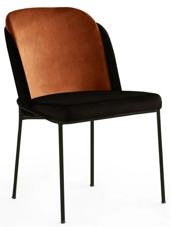 Dore Bronze and Black étkezőszékek, 4 db