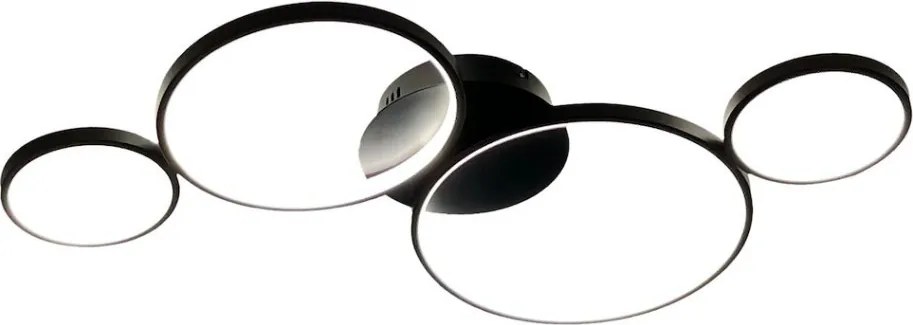 MILAGRO ML1047 Modern LED Mennyezeti Lámpa Fekete LED IP20
