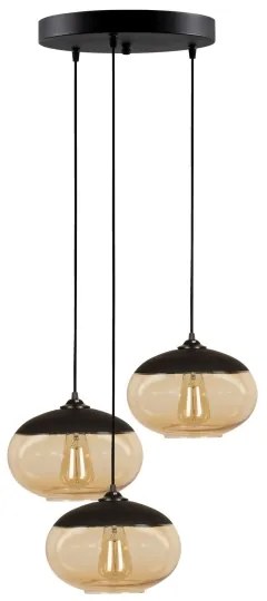 Csillár zsinóron CAMINI 3xE27/40W/230V