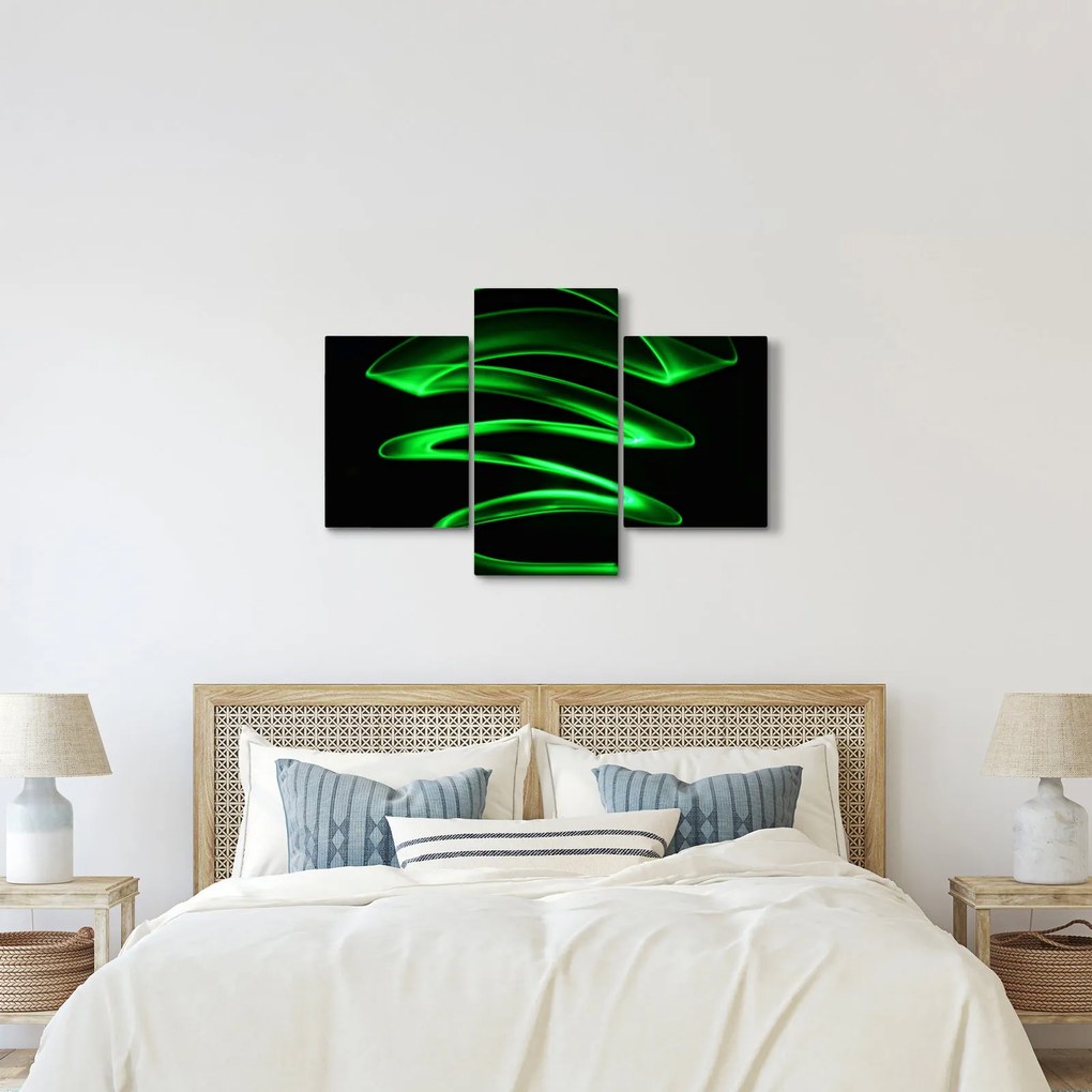 Kép - neonhullámok (90x60 cm)