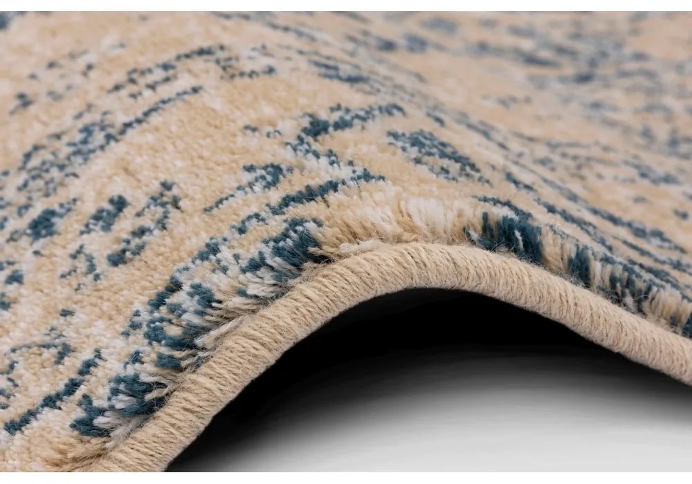 Bézs gyapjú szőnyeg 133x180 cm Medley – Agnella