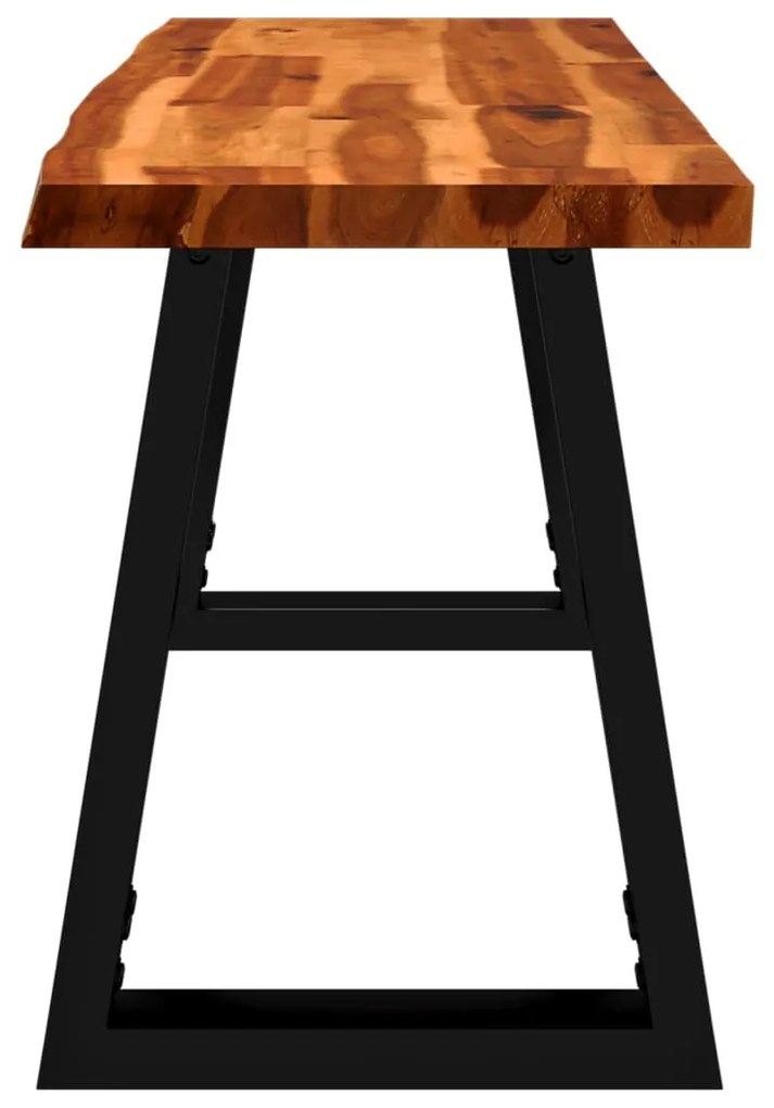 tömör akácfa pad természetes éllel 110 cm