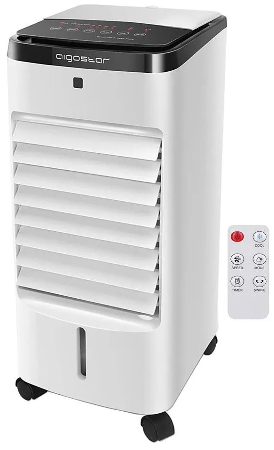 Aigostar B.V. Aigostar - Légkondicionáló 60W/230V fehér/fekete + távirányítás AI1563