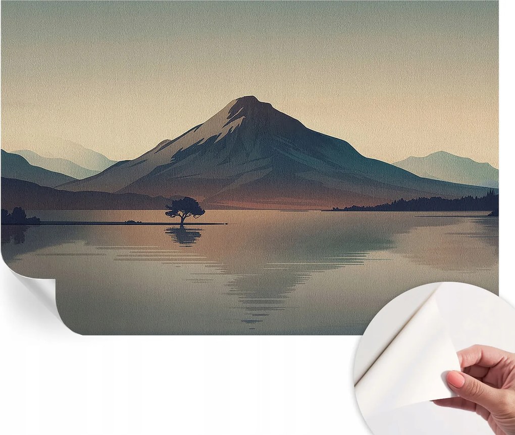 Öntapadós Dekoratív Fotótapéta Hálószobába Hegyi tájkép 104x70 cm