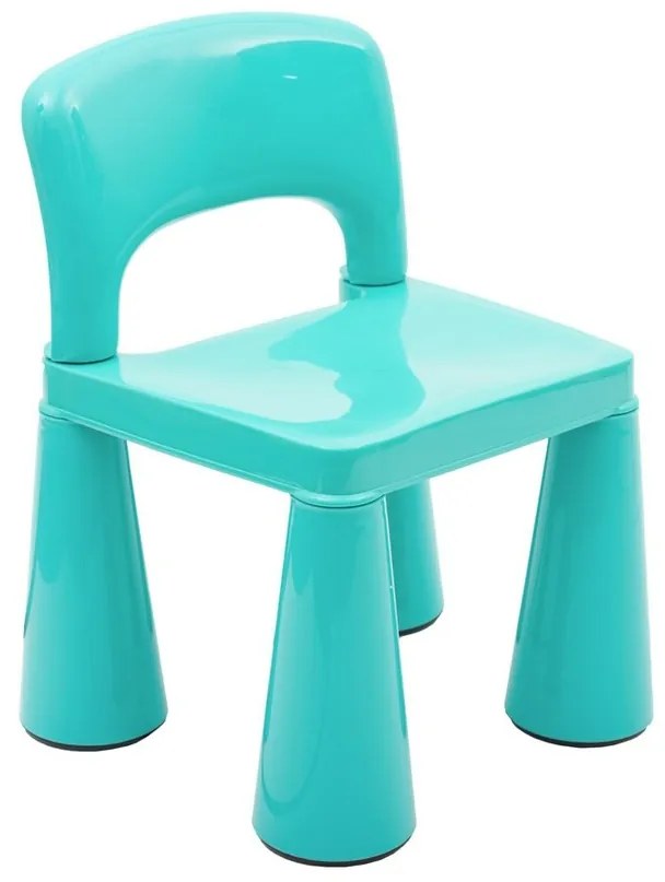 New Baby Gyermek szett asztallal és székekkel, 3db, menta
