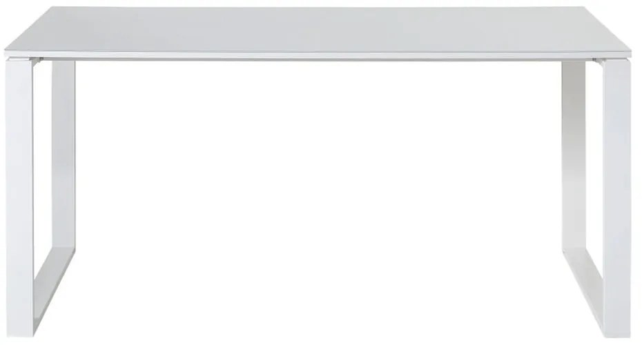 Íróasztal tölgyfa dekorral 160x80 cm Monteria – Germania