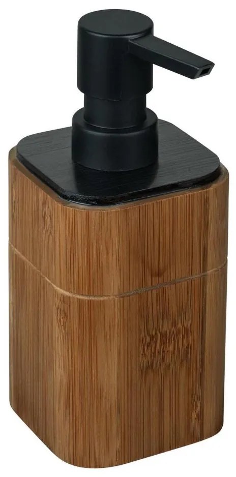 WENKO 26102100 - Szappanadagoló SERRO 7,5x16,5 cm barna/fekete