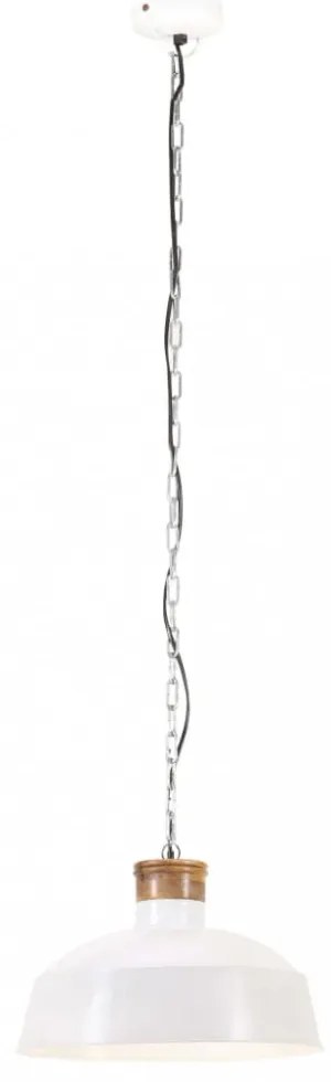 fehér ipari függőlámpa 58 cm E27