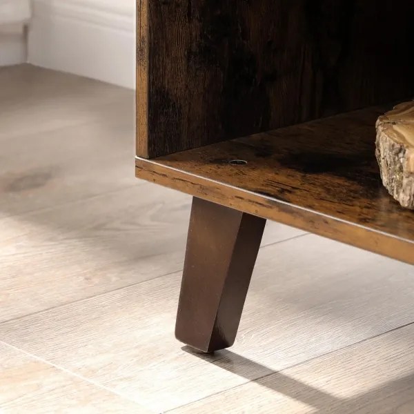 BASTOR TV-állvány barna/fekete