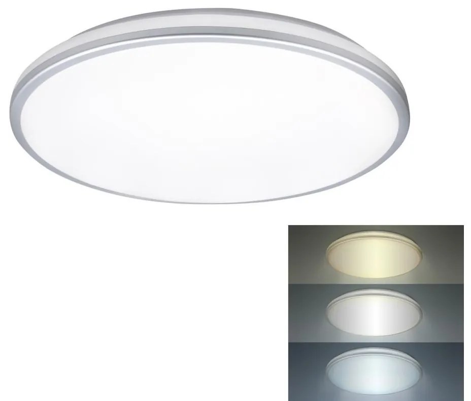 Solight Solight WO796- LED Fürdőszobai mennyezeti lámpa LED/18W/230V 3000/4000/6500K IP54 SL1385