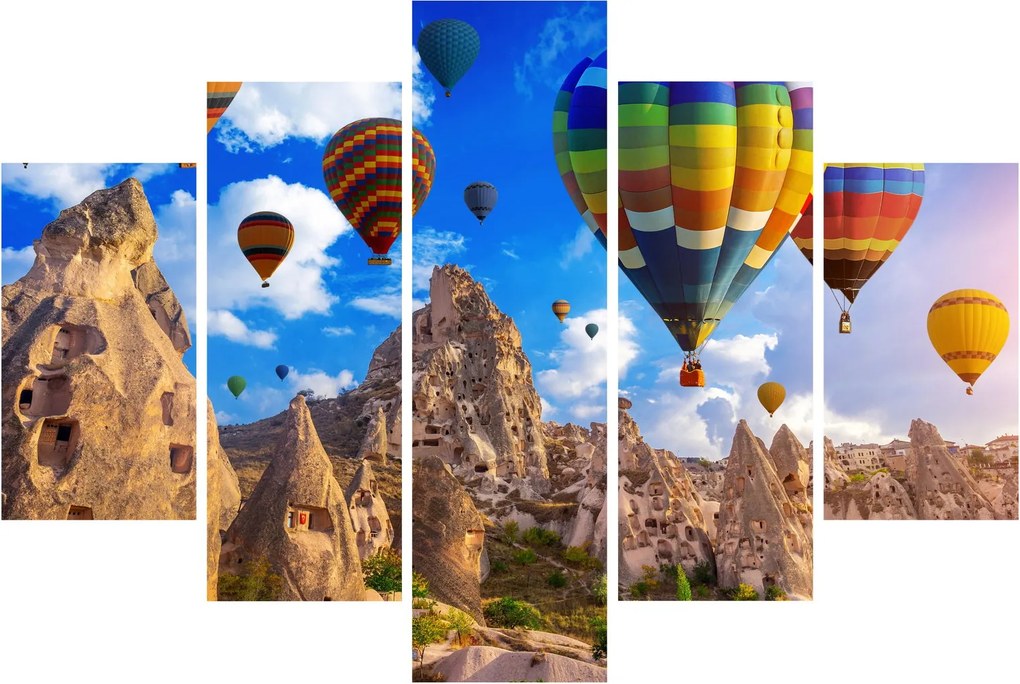 Kép - Hőlégballonok, Kappadókia, Törökország. (150x105 cm)