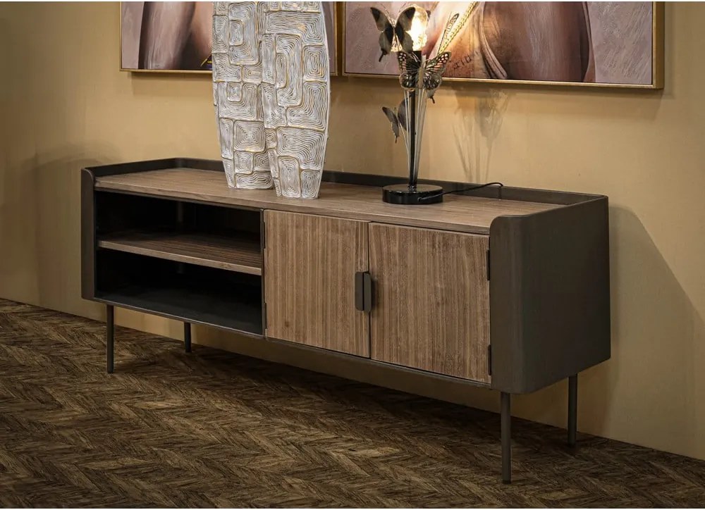 Barna jegenyefenyő TV-állvány 150x58 cm Toronto – Mauro Ferretti