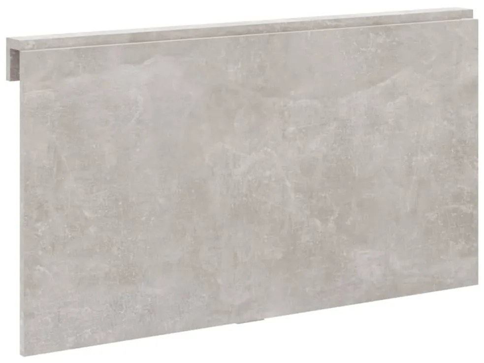 betonszürke szerelt fa összecsukható fali asztal 100x60x56 cm